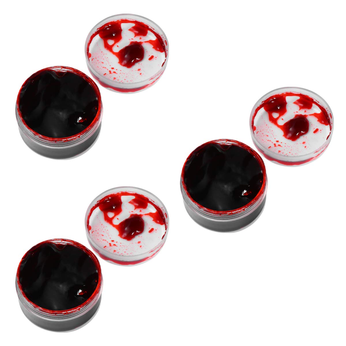 FRCOLOR 3 Boxes Halloween Coagulated Blood Gel Artificial Fake Blood Prop Creepy Halloween Theatrical Makeup Prop for Cosplay Stage Special Effectsï¼ˆ20Gï¼‰