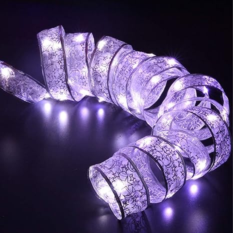 Immagini Luci Natale.Fineinno Led Luci Natale Christmas Ribbon String Light Luci Stringa Luci A Catena Luci A Corda 4m 13feet 40 Leds A Batteria Per La Decorazione Della Festa Matrimonio Natale Amazon It Illuminazione