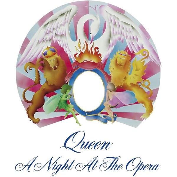 Amazon.com: QUEEN A Night at the Opera. First UK press 1975 BLAIR