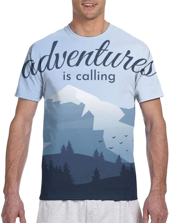 Amazon Co Jp ミニマリストの森と山の背景sブラックメンズ半袖カラフルなファッションtシャツ 服 ファッション小物