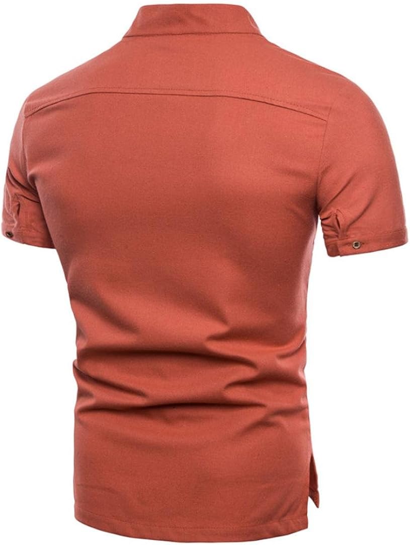 mens slim fit short sleeve henley