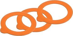 Kilner Replacement Rubber Seals, 6 CT, Orange
