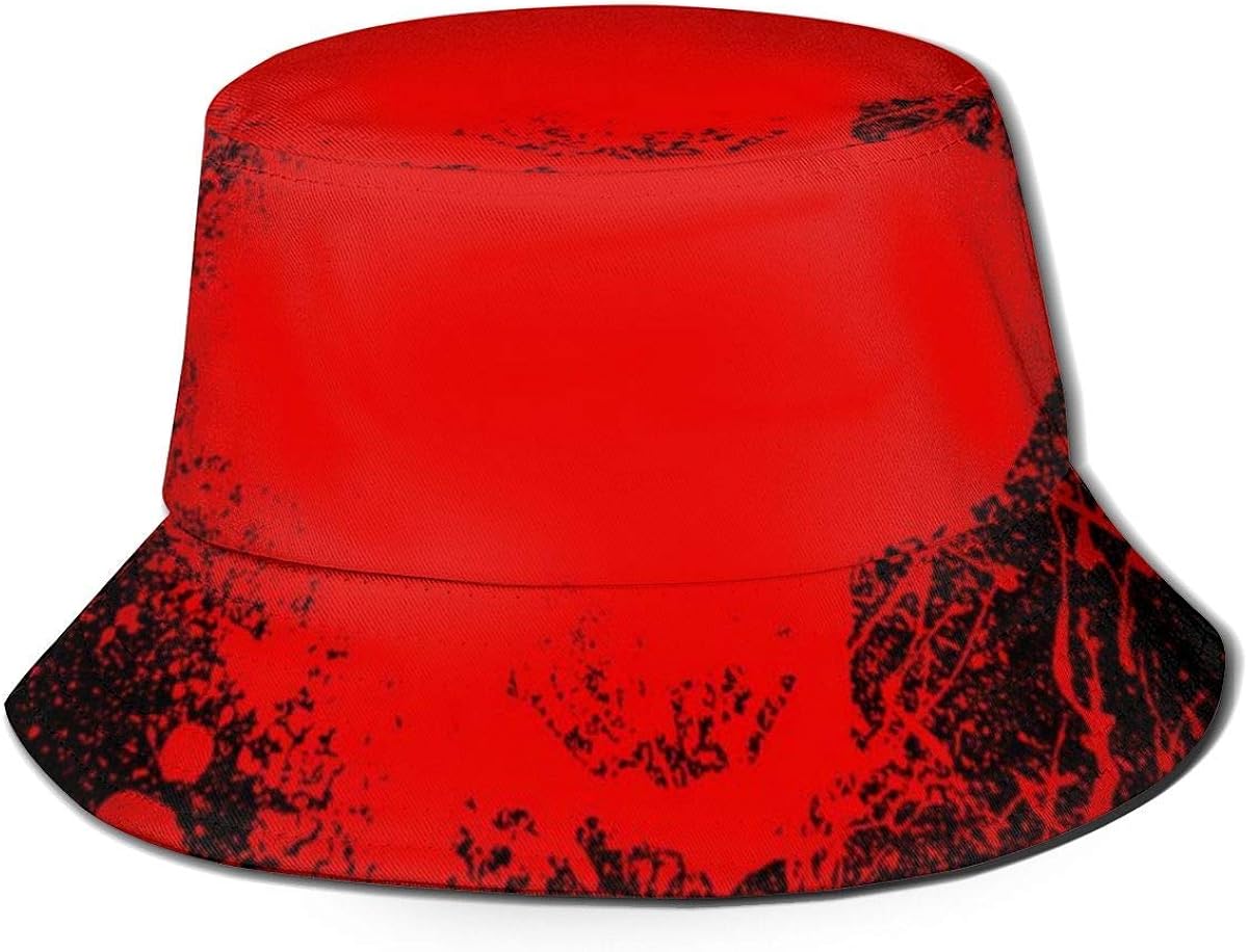 AOOEDM Blood Splatter Men's Women's Sun Hat Fisherman Hat UVOutdoor