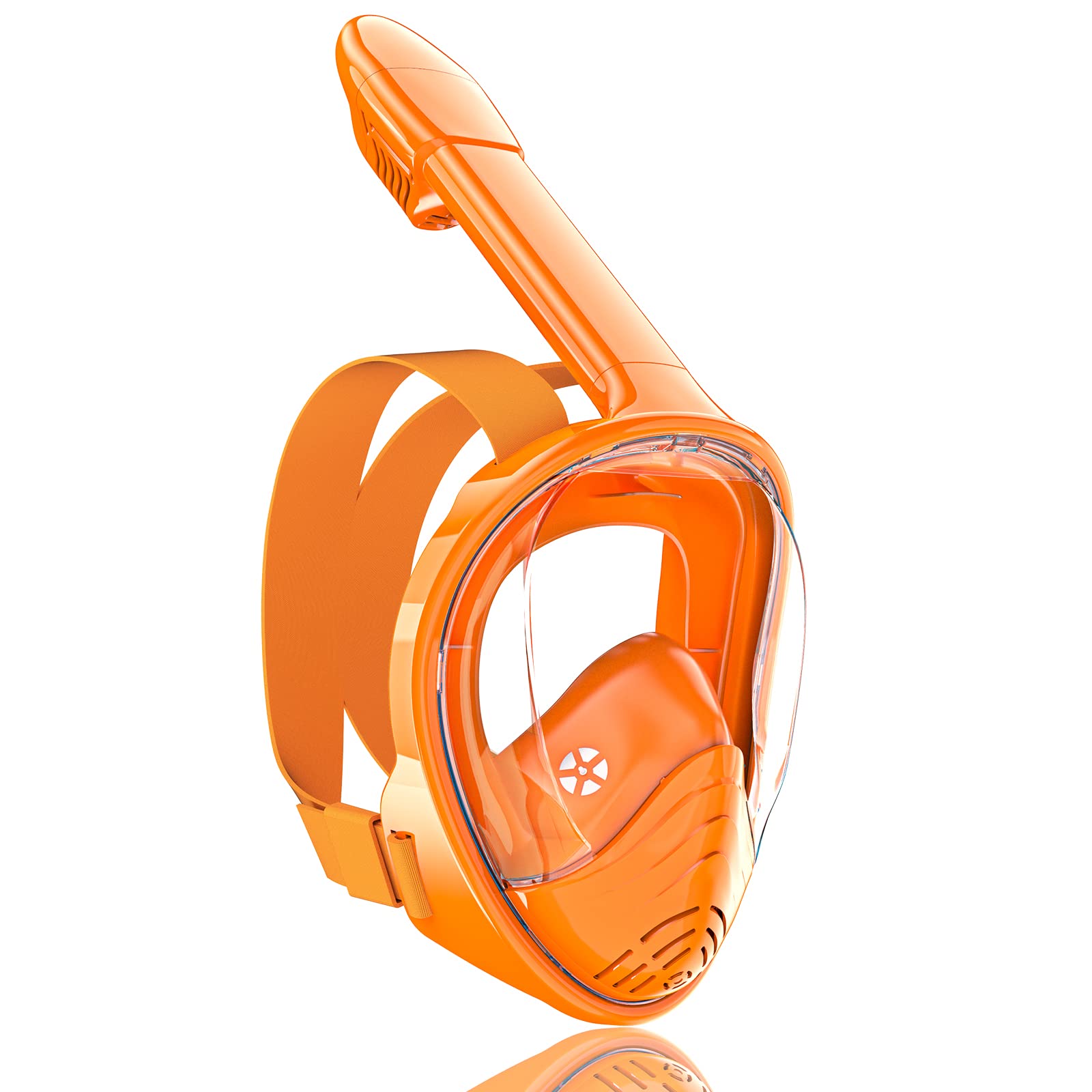 Greatever Full Face Snorkel Mask, Snorkeling Gear For Adults Kids With Latest Dry Top Breathing System Detachable Camera Mount Foldable Panoramic View Snorkeli