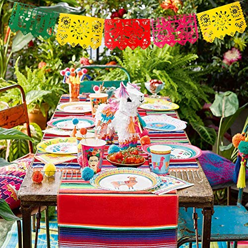 AerWo Mexican Table Runner Upgraded Serape Table Runner, Handwoven