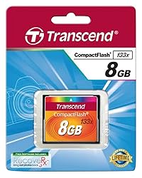 Transcend 8GB CompactFlash Memory Card 133X