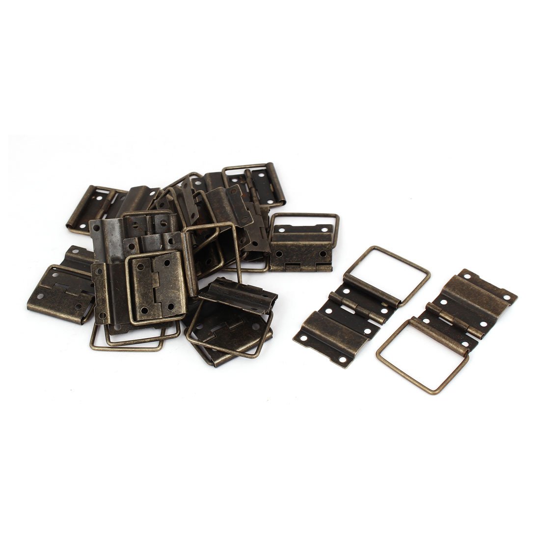 Sourcingmap Box Case Retro Style Positioning Support Hinges Bronze Tone 44mmx30mm 20pcs