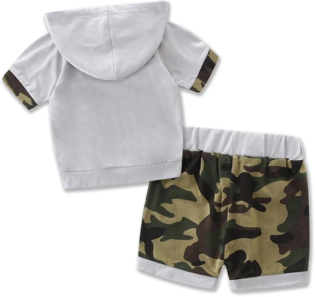 Ouneed Bebe Garcon Swag Ensemble Dete 2pcs Set De Leopard Camouflage Bebe Garcon 0 24m Vetements Centroarco Com