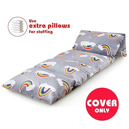 Nancyus005 Kids Floor Pillow Case For Indoor Outdoor Activities