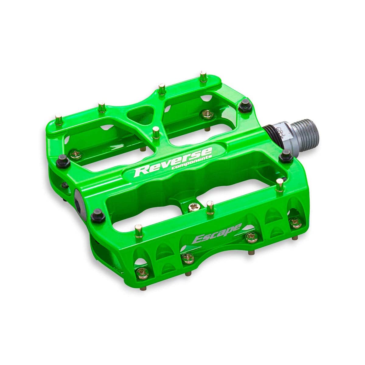 Reverse Escape Pedals neon green 2021 Dirt Bike Pedals