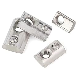 3030 Series M8 T Slot Half Round Nuts Roll-in