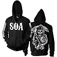 shibahoho Mens Fashion Full Zip Hoodie