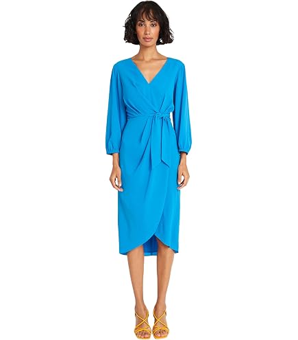 Velvet Classic Wrap Dress, Anise, M at Amazon Women's Clothing store