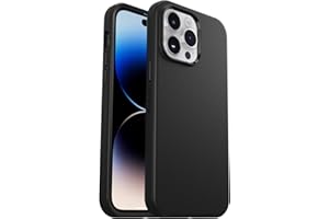 OtterBox iPhone 14 Pro Max (ONLY) Symmetry Series+ Case - BLACK , ultra-sleek, snaps to MagSafe, raised edges protect camera & screen