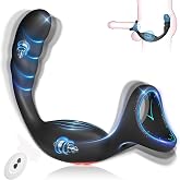 Small buttpulg Beginners Dual Motor Remote Prostatic Device Tools Rechargeable Cordless Body Prostrates with 10 Modes for Men Relax Women Couple Adult Toy Sunglasses W01 (Device for Men electrodes X)