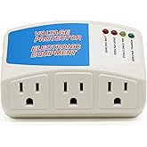 BSEED Surge Protector Power Strip for Home Appliance, 3 Outlet Power Surge Protector, Voltage Protector Brownout Surge Refrigerator 1875W, 120V, 15A, 1 Pack