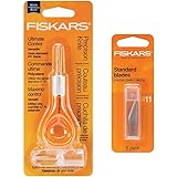 Fiskars Fingertip Precision/Detail Knife with Standard No. 11 Blades 5/Pkg