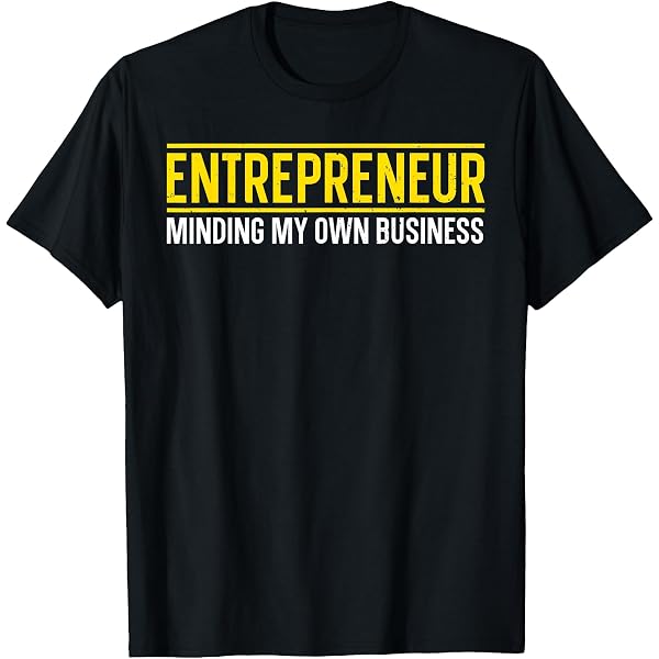 HONTOUTE Women's 'Minding My Own Small Business' T-Shirt - Vintage Half Leopard Print, Support Small Business Owner Tee