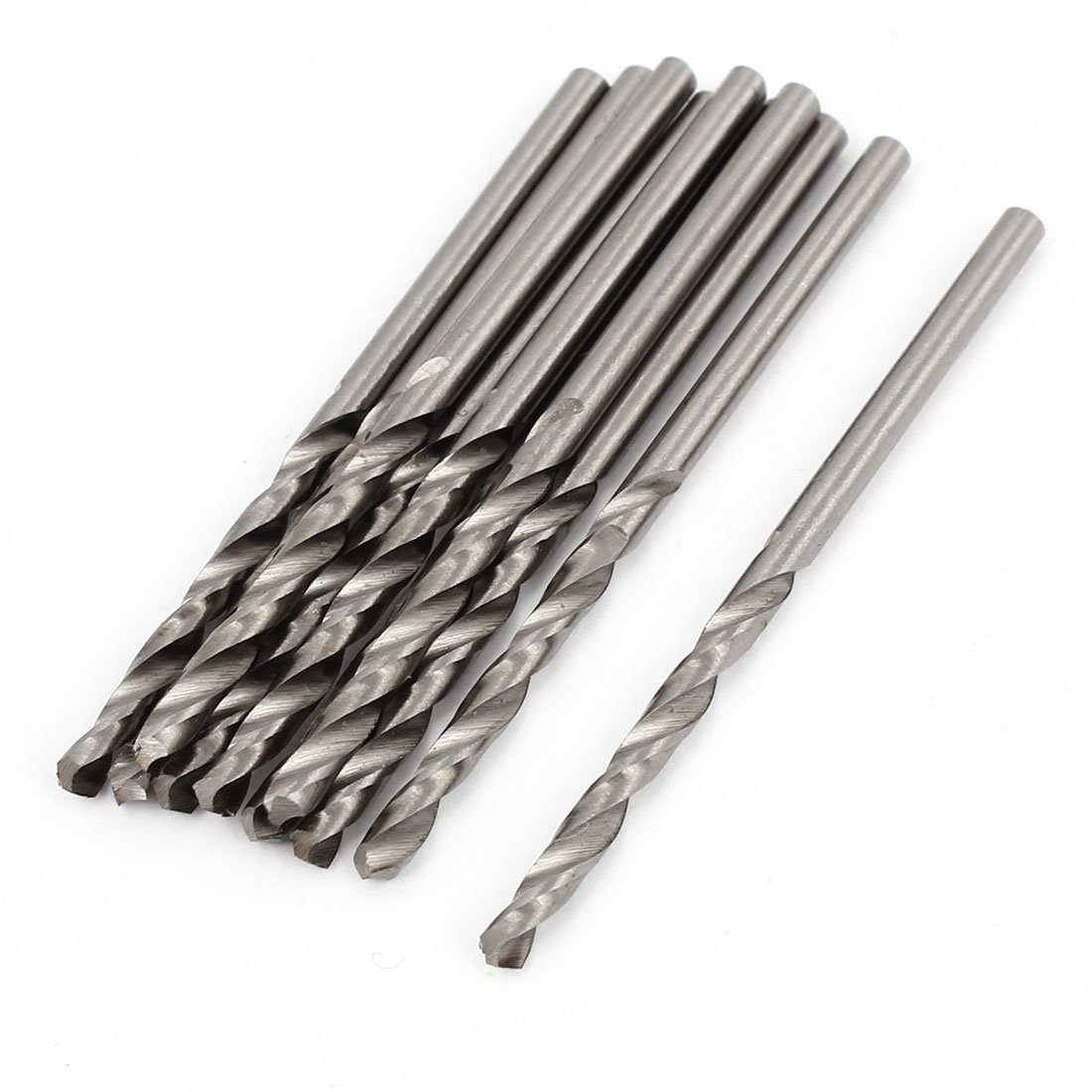 Sourcingmap Hardware HSS 2.4mm Dia Split Point 59mm Long Twist Drill Bits 10Pcs