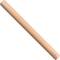 Muso Wood Rolling Pin for Baking Wooden Pizza Dough Roller(Dowel 15.75-Inch-by-1.38-Inch)