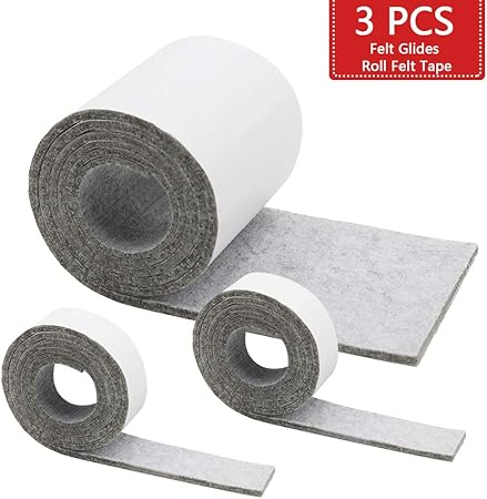 JUSTIDEA Filzstreifen, selbstklebend, rutschfest, strapazierfähig