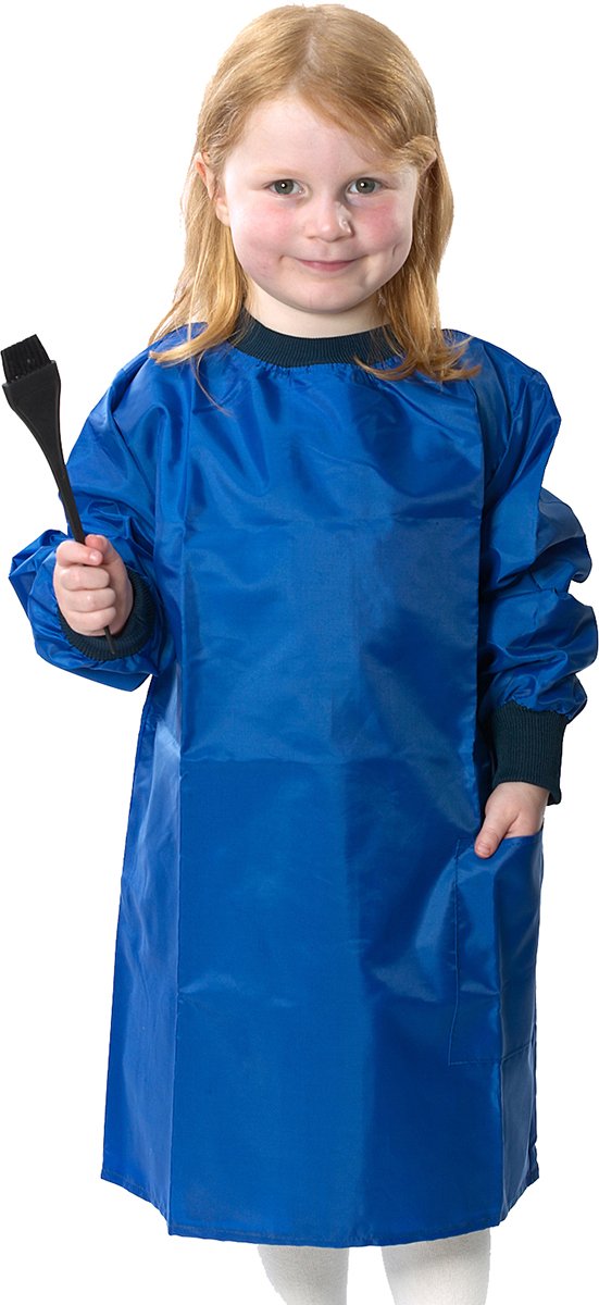 ND Sports Kid's School Painting Uniform Smock Apron for 4-6 Years, Pink