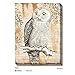 ArtKisser Original Painting of Owl Pictures on Canvas Wall Art Framed Ready to Hang for Bedroom Living Room Decoration 12
