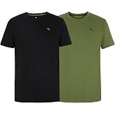 Tommy Bahama Mens 2 Pack Crewneck T Shirts Short Sleeve Stretch Jersey Top | Everyday T-Shirt for Sleep &amp; Lounge, Lightweight &amp; Comfortable Casual Shirt for Men, Perfect for Layering