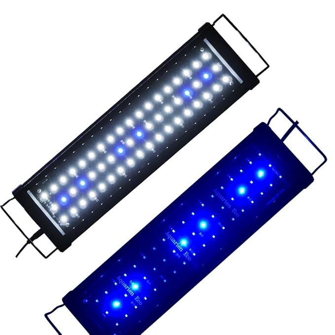 Lumiereholic Aquarien Eco Tageslichtsimulation Aquarium LED Beleuchtung Lampe für Süßwasser Meerwasser voll Spectrum Reef Cor