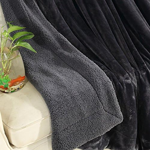 Blanket Plush Nap Flannel Double layer Super soft Warm Extra silky-M 100x120cm(39x47inch)