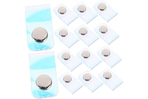 Sewroro 15pcs Cable Tie Buttons Self-Locking Fastener Straps for Cables Storage Organize Cord PVC Material