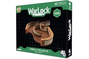 Warlock Tiles: Town & Village III - Curves | RPG Mini Scenery | WizKids