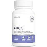 Papillex AHCC Supplement - Maximum Strength - Natural Immune Support Extract - Maintains Natural Killer Cell Activity - 20+ Human Research Studies - 60 Veggie Capsules (1 Pack)