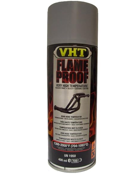 VHT GSP104 Auspuff u.- Krümmerlack Flame Proof Grau matt hitzebeständig bis 1093°C (EUR 39,75/L)