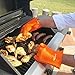 Kitchonics Heat Resistant Silicone BBQ Gloves, Orange