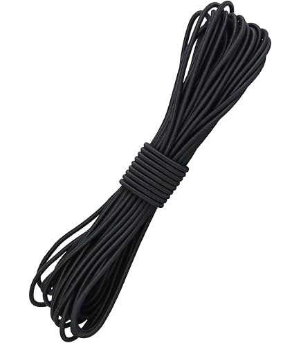 Paracord Planet 3/8" Shock Cord – 300 Ft Black Bungee Cord For Hammocks, Cargo Nets, DIY Projects, And Outdoor Gear (UV & Rot Resistant)