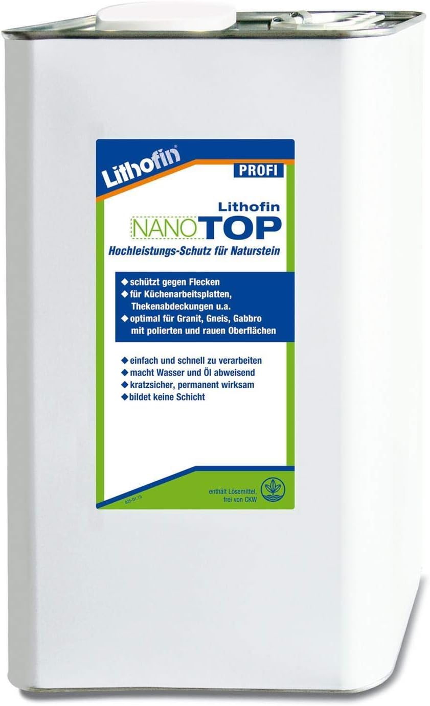 lithofin PRO NanoTOP - Professional anti-stain for kitchen plans 1 Litre