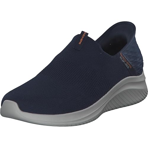 Skechers Men's Ultra Flex 3.0 Smooth Step Hands Free Slip-ins Sneaker, Navy, 11 Wide