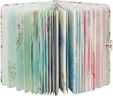 siixu Colorful Pocket Notebook A6 Floral Vegan Leather Red view 7