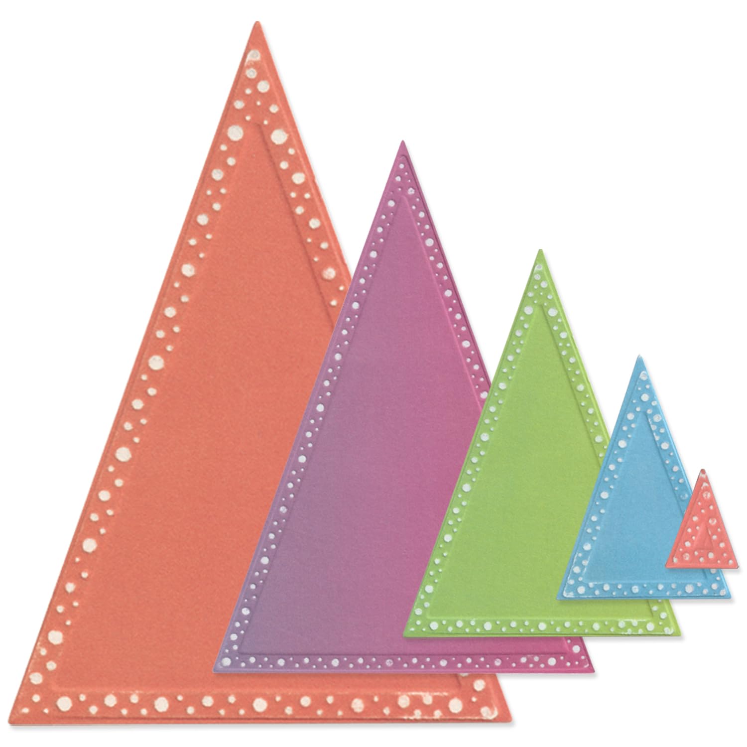 Sizzix Framelits Die Set Fanciful Framelits, Patti's Perfect Triangles by Stacey Park