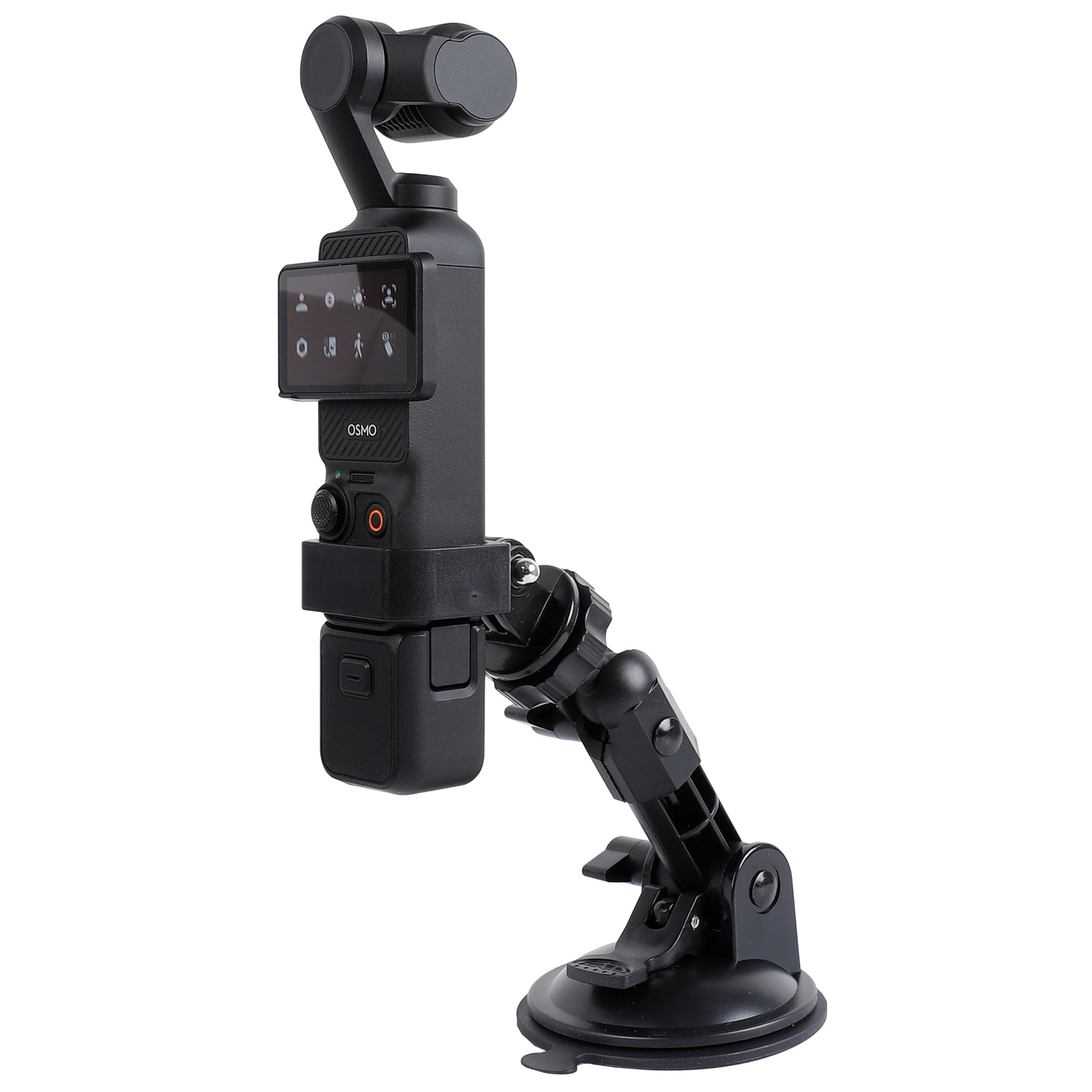 Photo 1 of PellKing Suction Cup Mount for DJI Osmo Pocket 3,Car Windshield Window Dash Holder Kit with Expansion Adapter Accessories for DJI OSMO Pocket 3 Camera