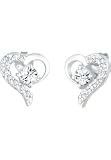 Elli Orecchini A Cuore In Argento 925 - Gioielli Minimali E Romantici Per Lei