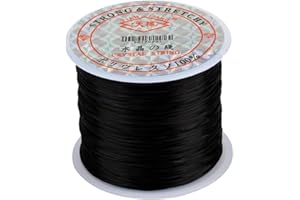 60M Strong Elastic Bracelet String Cord 0 8Mm Thick Beading Thread Roll for Making Bracelet Necklace Craft Jewelry Making Str