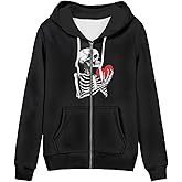 ELEDIZI Thin Oversized Zip Up Hoodie with Pockets Women Lightweight Sweater Graphic Sweatshirts for Women Size XS-5XL