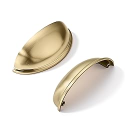 khtumeware 10 Pack 3" Gold Drawer Pulls Brushed