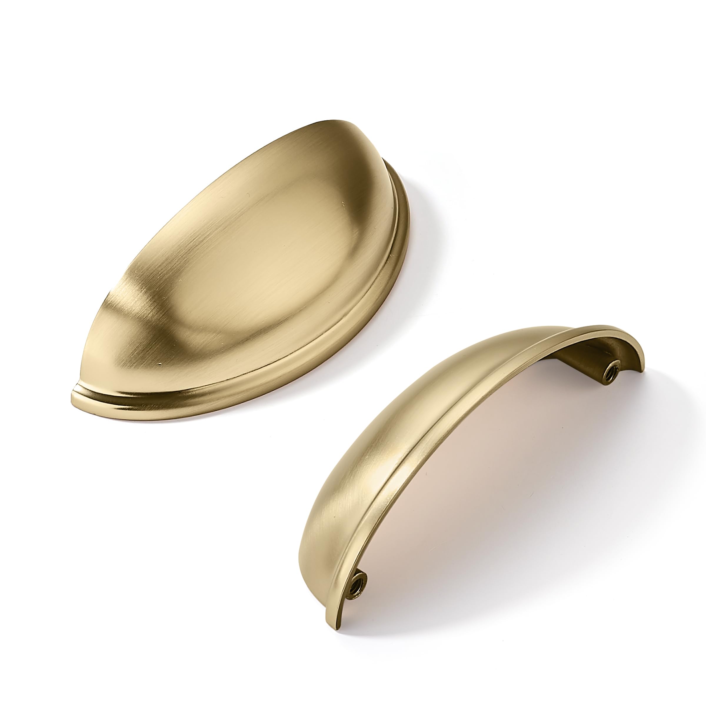 khtumeware 10 Pack 3" Gold Drawer Pulls Brushed