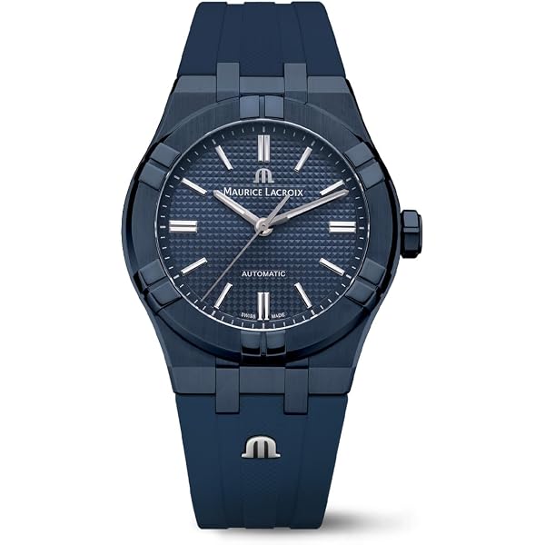 Amazon.com: Automatic 42mm Blue Dial Watch with Extra Strap by