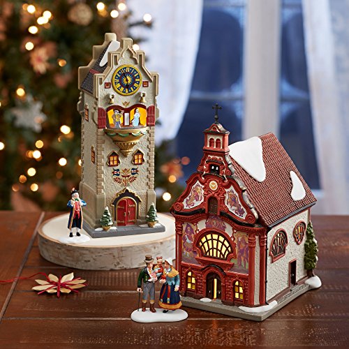 Department 56 Alpine Village Rhineland Glockenspiel Lit Animated