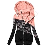 F_Gotal Women's Turtleneck Hooded Fashion Solid