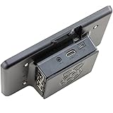 RS Raspberry Pi 7-Inch LCD Touch Screen Case, Black